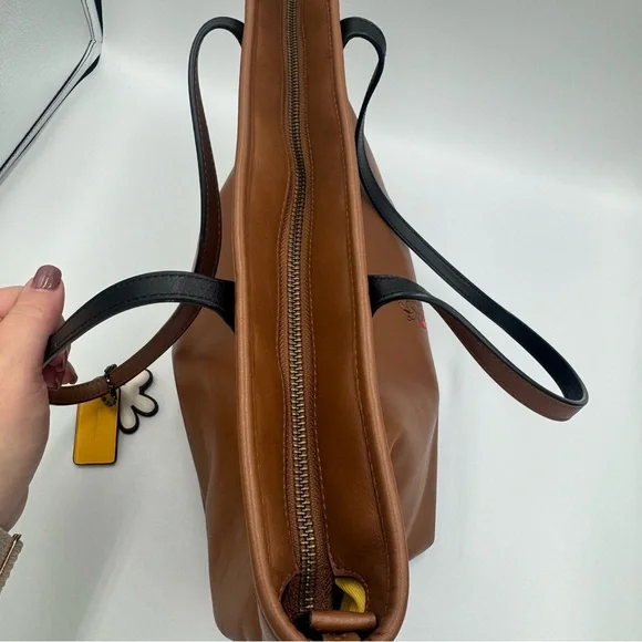 Disney x Coach City Tote Color: Saddle Brown - Picture 11 of 13